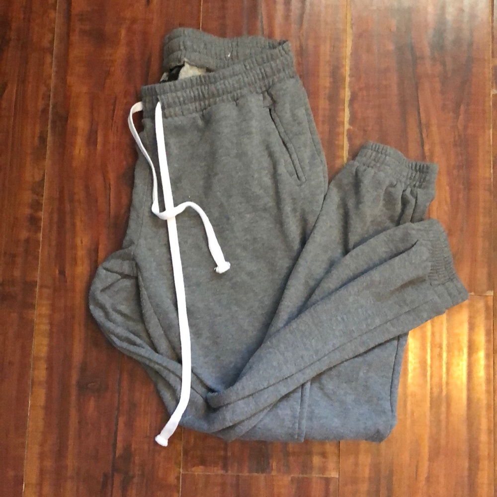 Grey sweats